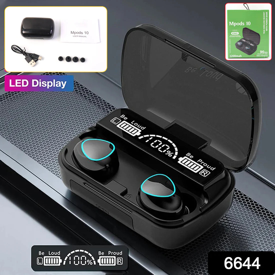 Wireless Bluetooth 5.0 In-Ear Earbuds