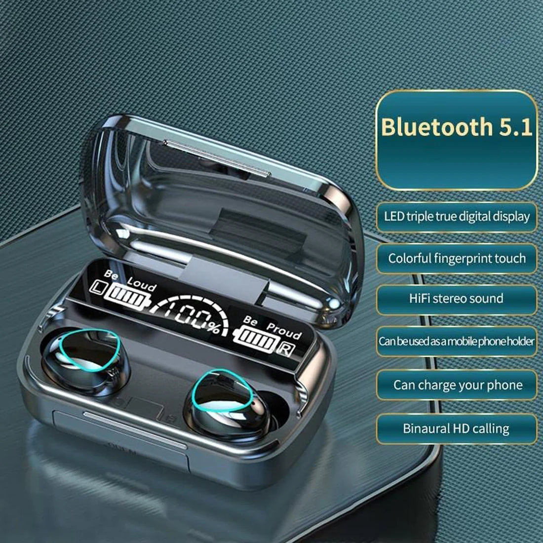 Wireless Bluetooth 5.0 In-Ear Earbuds