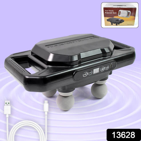 Handheld Full Body Massager 4-Head Massage Gun